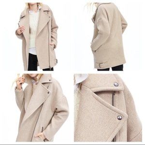 Banana Republic Moto Cocoon Wool Coat
